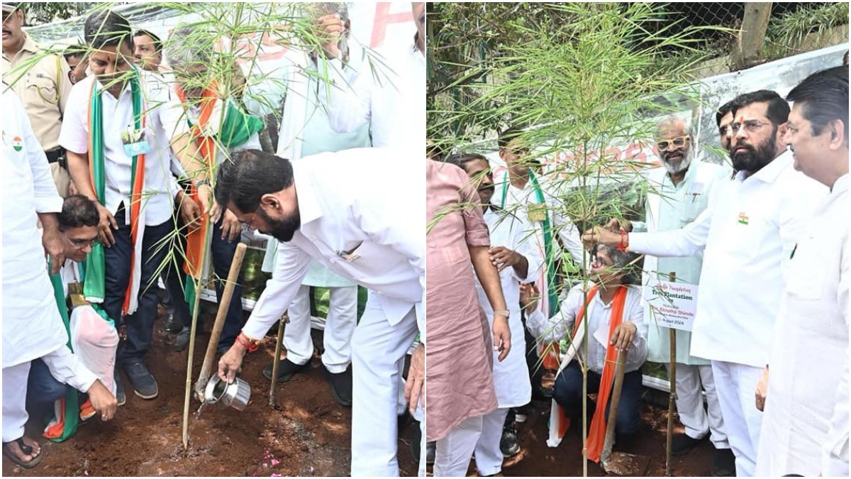 Mumbai: CM Eknath Shinde Launches Urban Afforestation Drive; 5,200 Trees Planted In Ghatkopar Housing Society