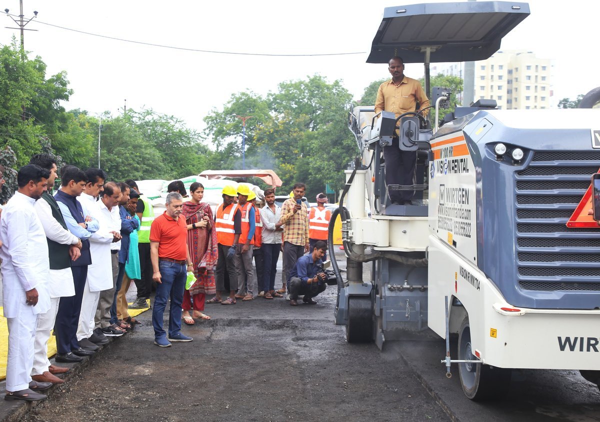 Indore Municipal Corporation Introduces Eco-Friendly Technology To Combat Potholes