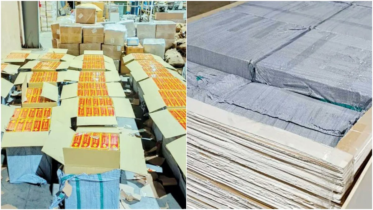 Navi Mumbai: Customs Seize ₹11.40 Crore Cigarettes From Dubai Hidden In Gypsum Plaster Board Shipment