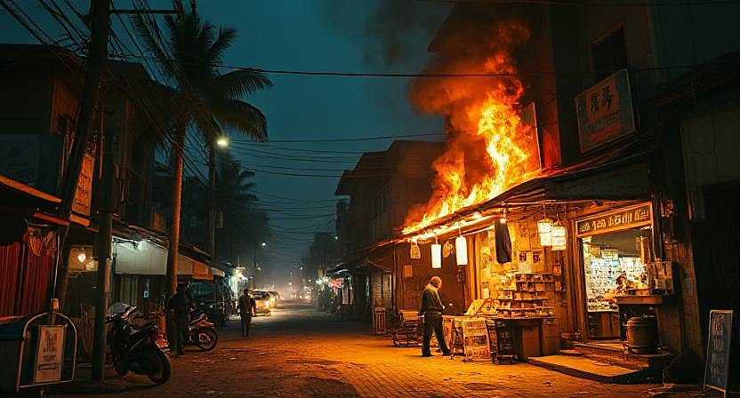 Palghar News: Vasai Factory Fire Destroys Property Worth Lakhs; No Casualties Reported