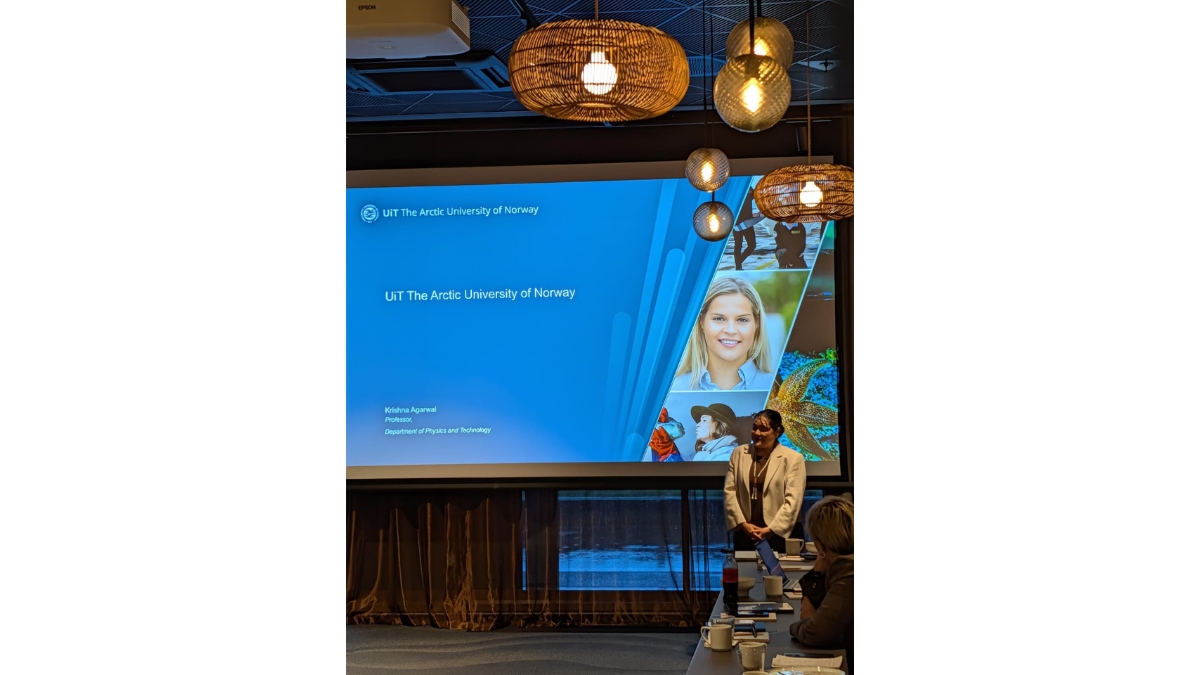 Prof. Krishna Agarwal Presents Arctic MedTech Breakthroughs to Indian Parliamentary Delegation in Tromsø