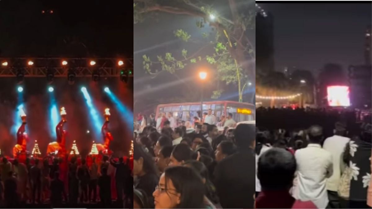 Massive Crowd Gathers At Thane’s Upvan Lake To Witness Banaras-Style Ganga Aarti Ahead Of New Year’s, Video Viral