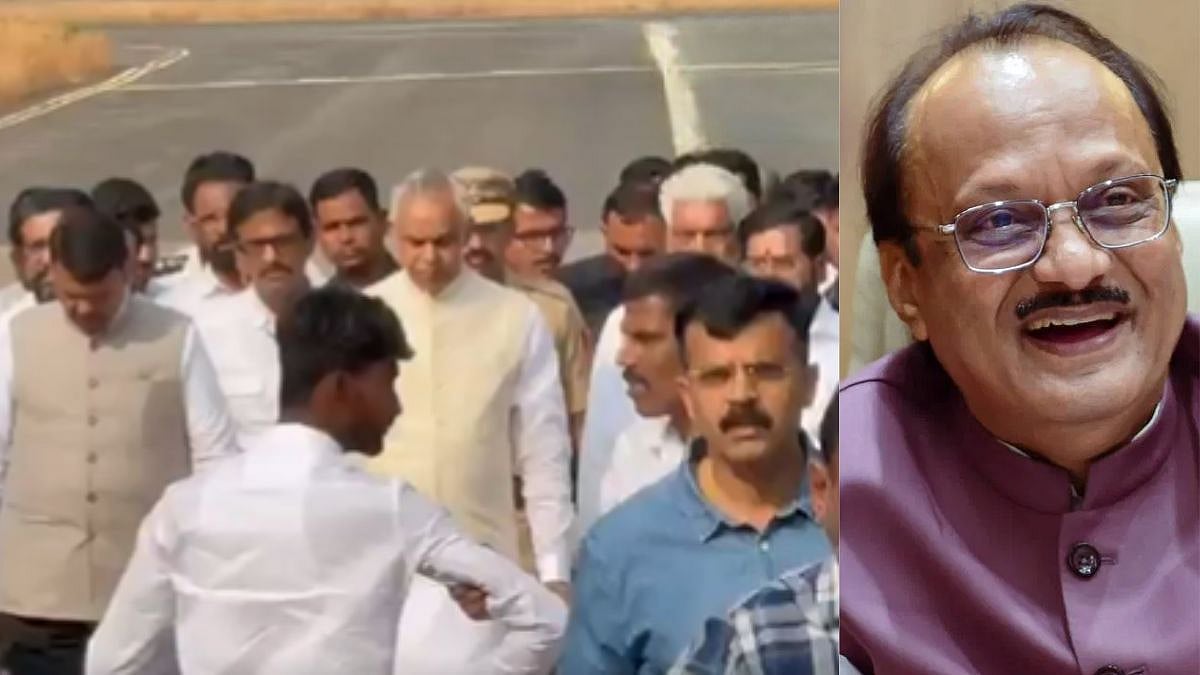 Ajit Pawar No More: Devendra Fadnavis, Eknath Shinde & Guv Acharya Devvrat Reach Baramati’s Vidya Pratishthan To Pay Last Respects – VIDEO