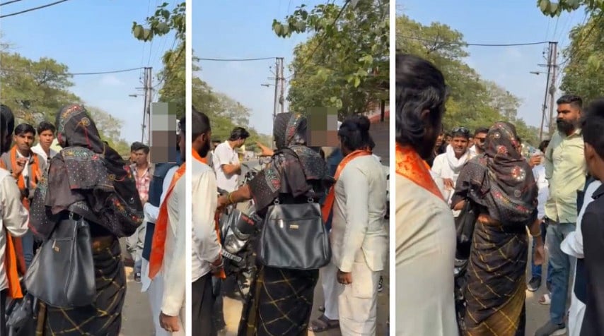 Bhopal News: Bajrang Dal Catches Elderly Hindu-Muslim Couple At A Park Near Chota Talaab On Valentine’s Day– VIDEO