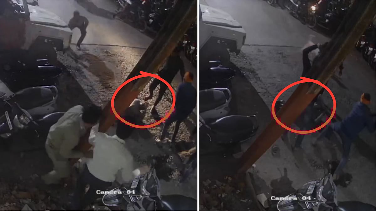 MP News: Masked Miscreants Thrash Elderly Man With Iron Pipes Over Rivalry With Son In Jabalpur; CCTV Footage Surfaces