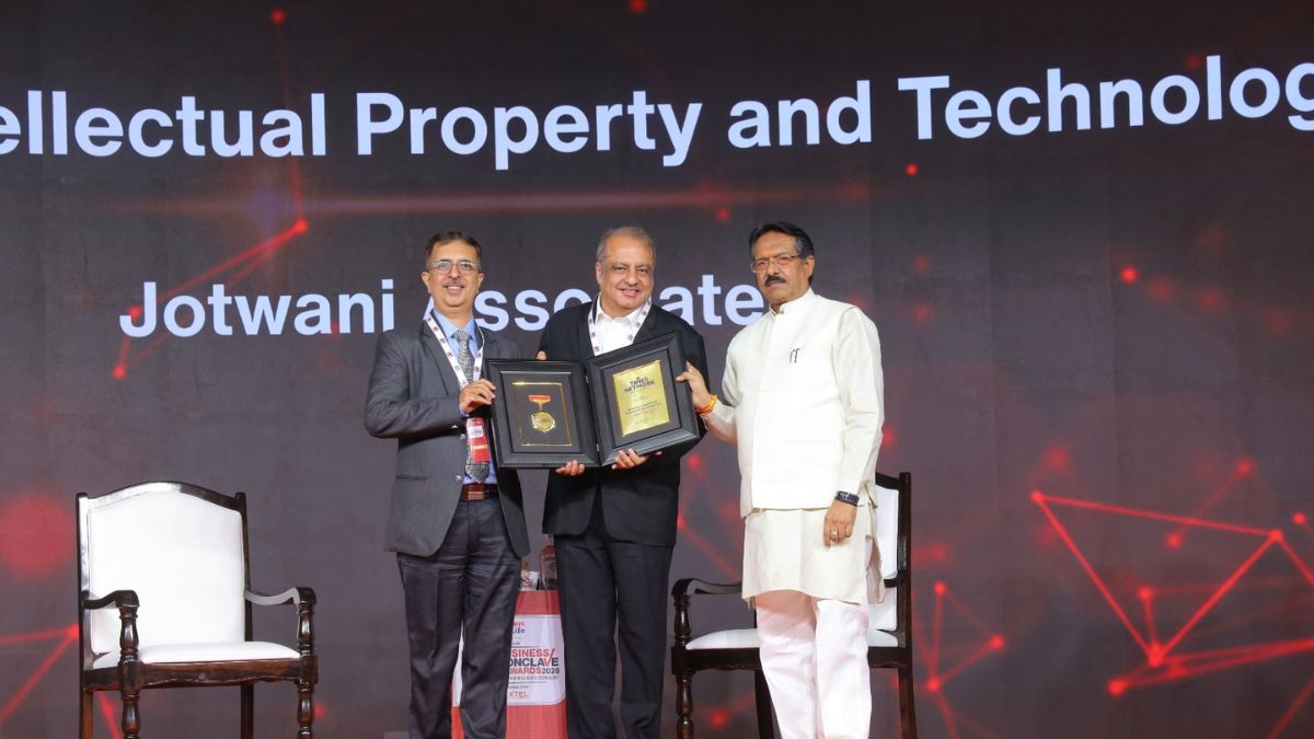 Driving Innovation Protection: Jotwani Associates Honoured for IP Law Expertise