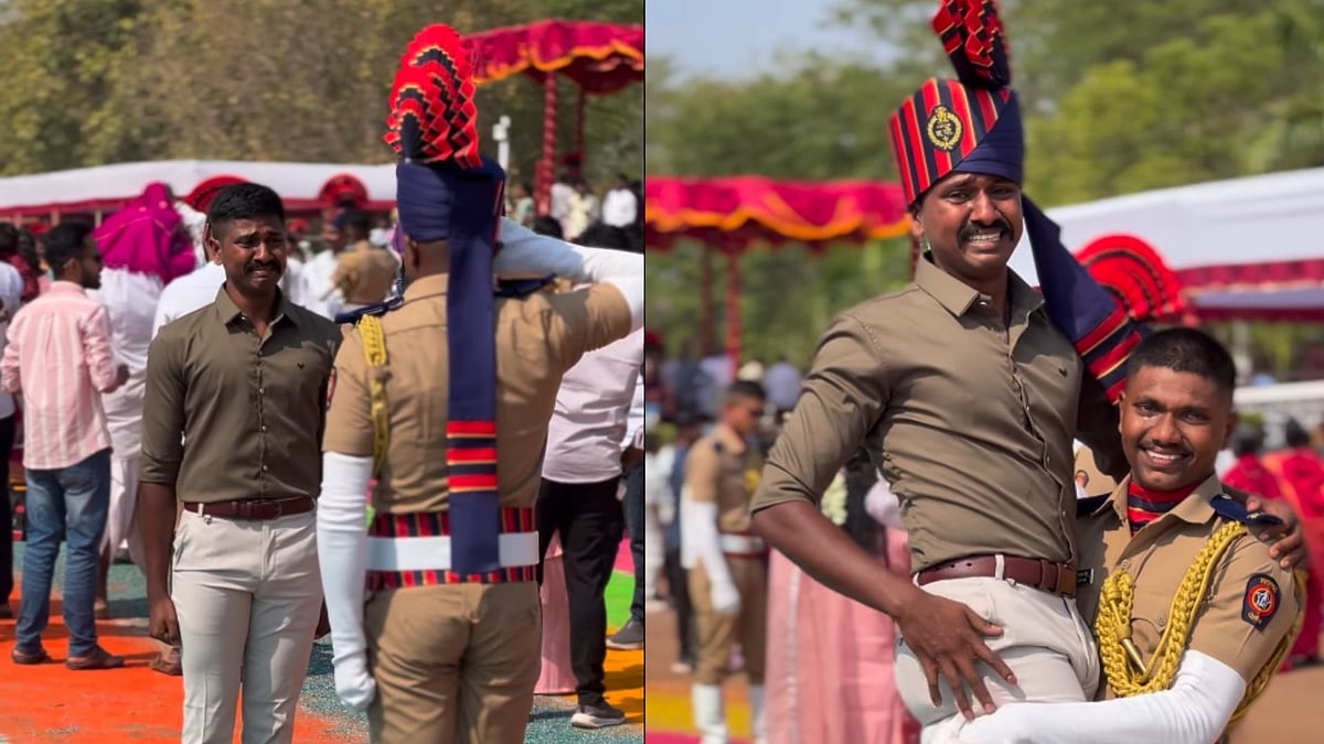 ‘Proud Moment’: Man Breaks Down Watching Brother In Mumbai Police Uniform At Pass-Out Parade; Emotional Moment Goes Viral