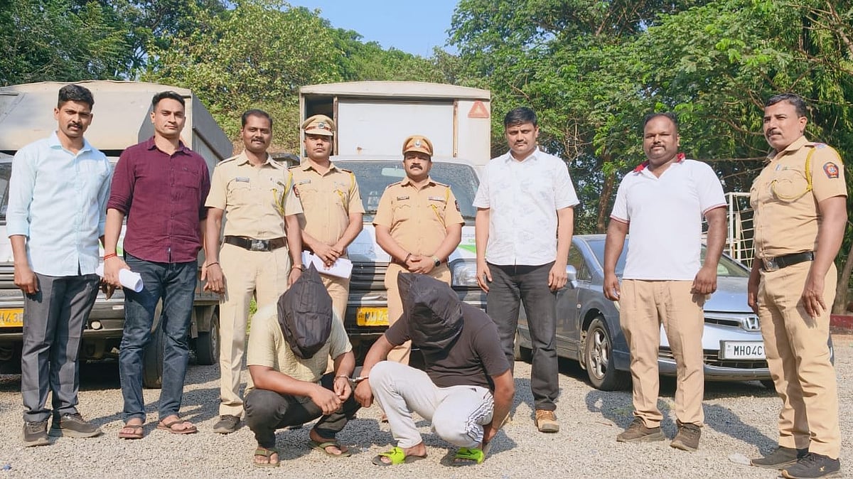 Rasayani Police Arrest Two Men Within 24 Hours For Stealing ₹6.3 Lakh Aluminium Plates From Hiranandani Site