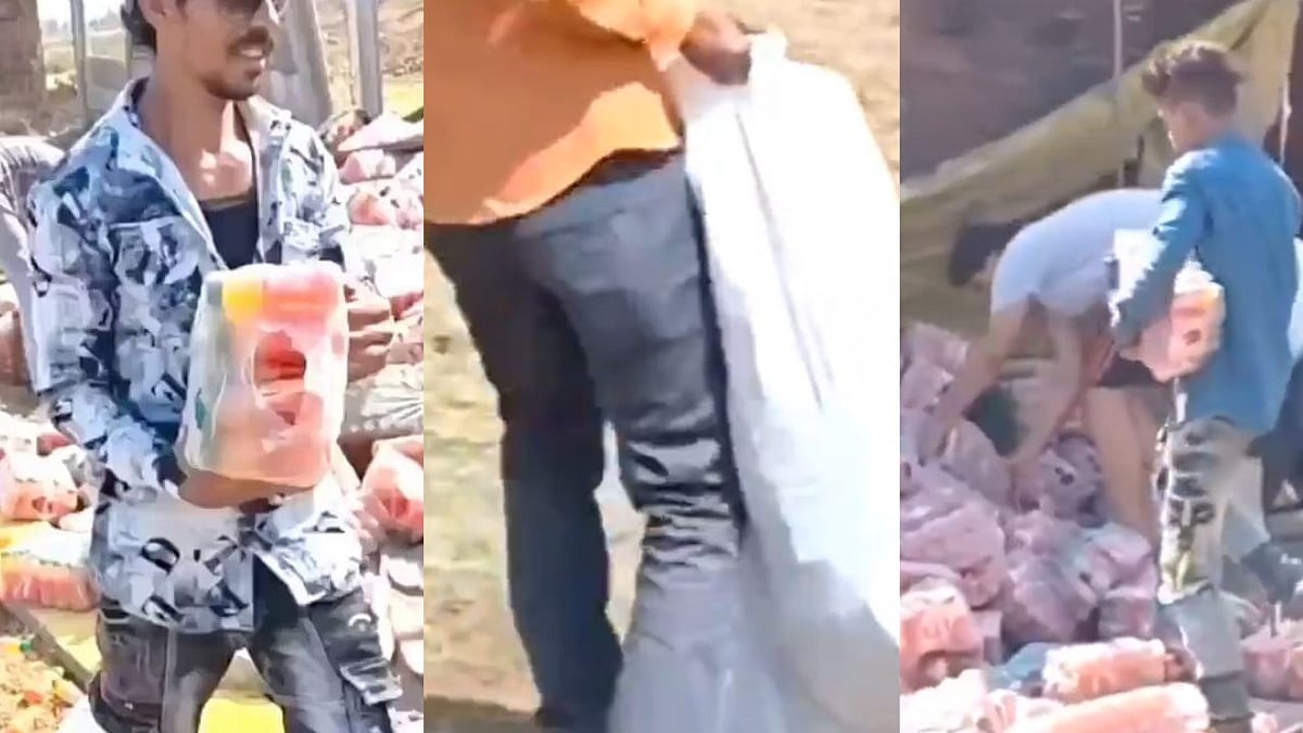 Shameless Group Of People! Viral Video Shows Injured Driver Begging For Help After Crash As Crowd Loots Spilled Drinks; Netizens React